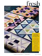 Better Homes & Gardens March 2016 Magazine Article: OBSESSED WITH GRAPHIC GEOMETRY