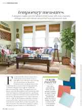 Better Homes & Gardens March 2016 Magazine Article: Temporary measures