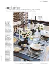 Better Homes & Gardens March 2016 Magazine Article: Tone it down