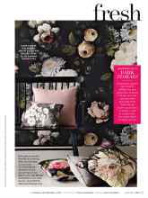 Better Homes & Gardens April 2016 Magazine Article: OBSESSED WITH DARK FLORALS