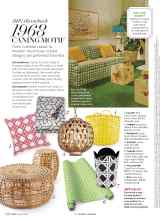 Better Homes & Gardens April 2016 Magazine Article: 1968 CANING MOTIF