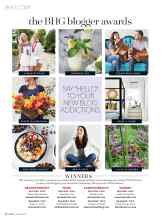 Better Homes & Gardens June 2016 Magazine Article: The BHG blogger awards