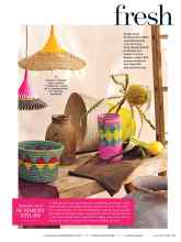 Better Homes & Gardens June 2016 Magazine Article: OBSESSED WITH SUMMERY STRAW