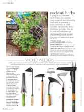 Better Homes & Gardens June 2016 Magazine Article: Cocktail herbs