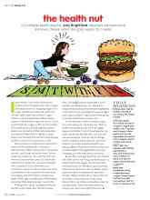 Better Homes & Gardens June 2016 Magazine Article: The health nut