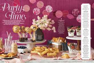 Better Homes & Gardens June 2016 Magazine Article: Party Time