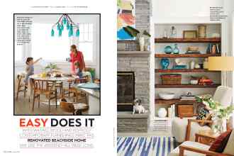 Better Homes & Gardens June 2016 Magazine Article: EASY DOES IT