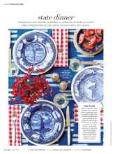 Better Homes & Gardens July 2016 Magazine Article: State dinner