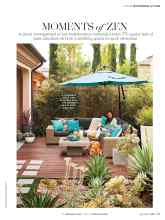 Better Homes & Gardens July 2016 Magazine Article: MOMENTS of ZEN