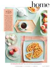 Better Homes & Gardens August 2016 Magazine Article: PEACH & MINT