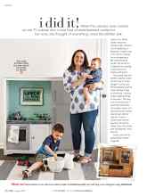 Better Homes & Gardens August 2016 Magazine Article: I did it!