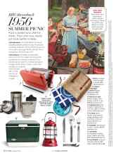 Better Homes & Gardens August 2016 Magazine Article: BHG throwback 1956 SUMMER PICNIC