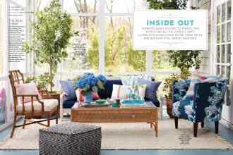 Better Homes & Gardens August 2016 Magazine Article: INSIDE OUT