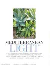 Better Homes & Gardens September 2016 Magazine Article: MEDITERRANEAN LIGHT