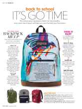 Better Homes & Gardens September 2016 Magazine Article: IT'S GO TIME