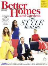 Better Homes & Gardens September 2016 Magazine Cover