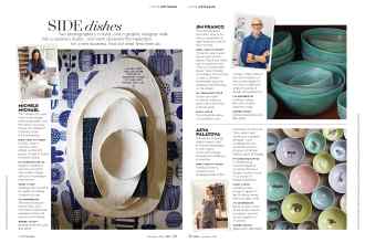 Better Homes & Gardens September 2016 Magazine Article: SIDE dishes