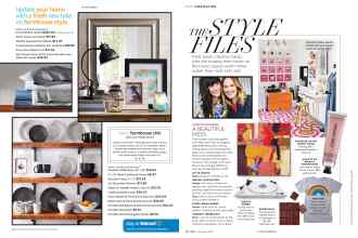 Better Homes & Gardens September 2016 Magazine Article: Page 39