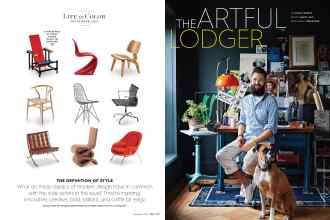 Better Homes & Gardens September 2016 Magazine Article: THE ARTFUL LODGER