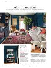 Better Homes & Gardens October 2016 Magazine Article: Colorful character