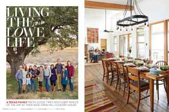 Better Homes & Gardens November 2016 Magazine Article: LIVING THE LOWE LIFE