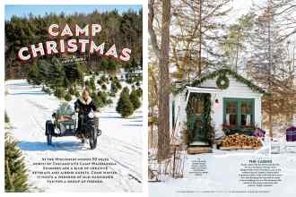 Better Homes & Gardens December 2016 Magazine Article: CAMP CHRISTMAS