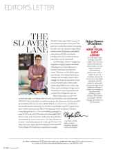 Better Homes & Gardens January 2017 Magazine Article: THE SLOWER LANE