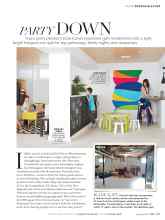 Better Homes & Gardens January 2017 Magazine Article: PARTY DOWN