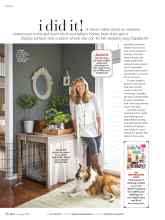 Better Homes & Gardens January 2017 Magazine Article: I did it!
