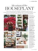 Better Homes & Gardens January 2017 Magazine Article: The return of the HOUSEPLANT