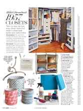 Better Homes & Gardens February 2017 Magazine Article: BH&G throwback 1957 CLOSETS