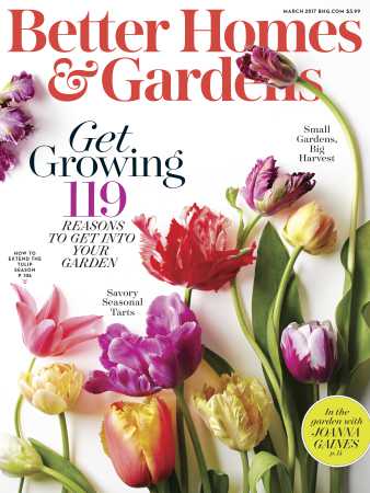 Better Homes & Gardens March 2017 Magazine Cover