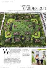 Better Homes & Gardens March 2017 Magazine Article: Grow a GARDEN RUG