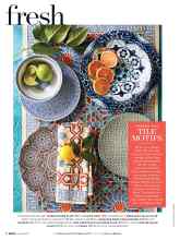 Better Homes & Gardens April 2017 Magazine Article: OBSESSED WITH TILE MOTIFS