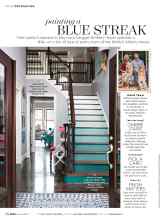 Better Homes & Gardens April 2017 Magazine Article: Painting a BLUE STREAK