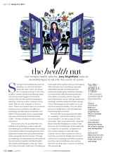Better Homes & Gardens April 2017 Magazine Article: The health nut