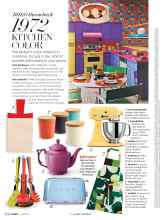 Better Homes & Gardens April 2017 Magazine Article: BH&G throwback 1972 KITCHEN COLOR