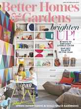 Better Homes & Gardens April 2017 Magazine Cover