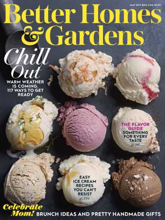 Better Homes & Gardens May 2017 Magazine Cover