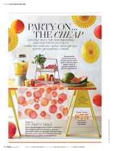 Better Homes & Gardens June 2017 Magazine Article: PARTY ON... THE CHEAP
