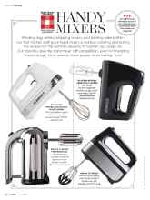 Better Homes & Gardens June 2017 Magazine Article: HANDY MIXERS