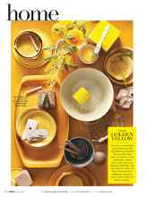 Better Homes & Gardens July 2017 Magazine Article: GOLDEN YELLOW