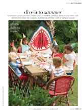 Better Homes & Gardens July 2017 Magazine Article: Dive into summer
