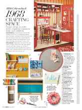 Better Homes & Gardens July 2017 Magazine Article: BH&G throwback 1968 CRAFTING SPACE
