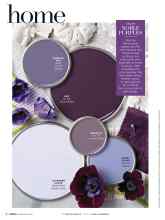 Better Homes & Gardens September 2017 Magazine Article: NOBLE PURPLES