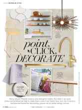 Better Homes & Gardens September 2017 Magazine Article: Point, CLICK, DECORATE