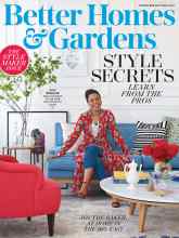 Better Homes & Gardens September 2017 Magazine Cover