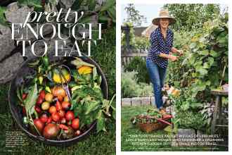 Better Homes & Gardens September 2017 Magazine Article: Pretty ENOUGH TO EAT