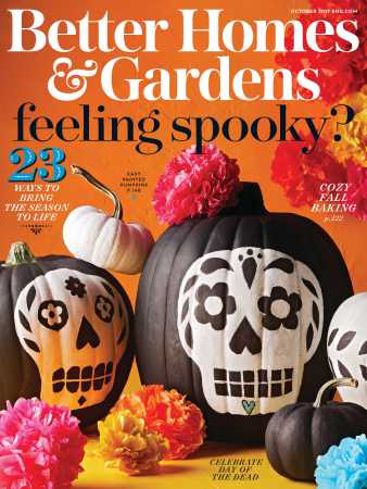 Better Homes & Gardens October 2017 Magazine Cover