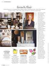 Better Homes & Gardens October 2017 Magazine Article: French flair